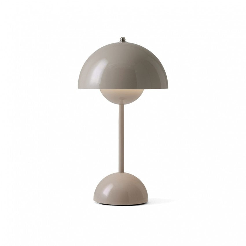 Curaçao – Wiederaufladbare Retro-Tischlampe mit farbenfrohem, minimalistischem Design