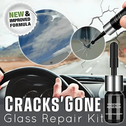 ClearFix – Glasreparatur-Set für schnelle Rissreparaturen 1 + 1