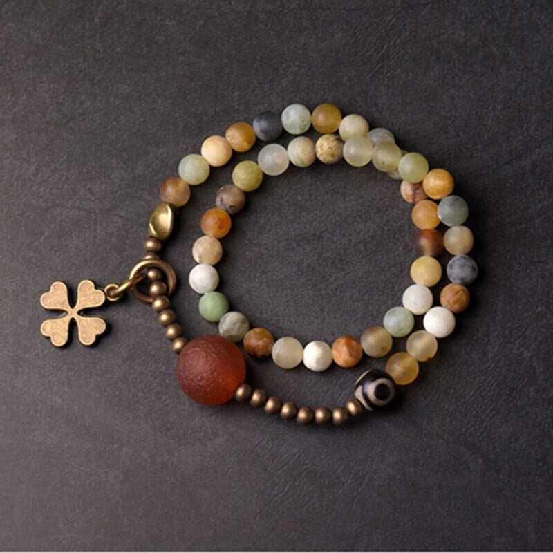 LumiOnyx – Handgefertigtes Onyx-Energiearmband mit beruhigender Schwingung und Glücksbringer-Design