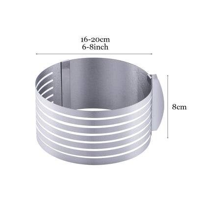 PerfectLayers – Verstellbarer Kuchenschneider aus Edelstahl für gleichmäßige Schichten