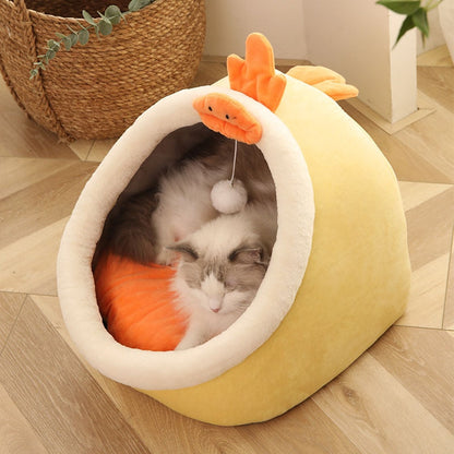 SnuggleNest – Weiches und stilvolles Katzenbett, das jedes Haustier liebt