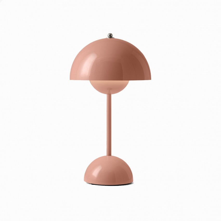 Curaçao – Wiederaufladbare Retro-Tischlampe mit farbenfrohem, minimalistischem Design