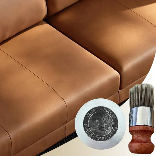 LeatherGuard – Leder-Reviving-Balsam-Set mit Pinsel zum Schutz von Oberflächen