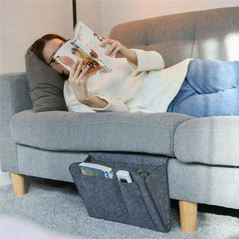 BedBag – Multifunktionale Aufbewahrungstasche für Bett und Sofa