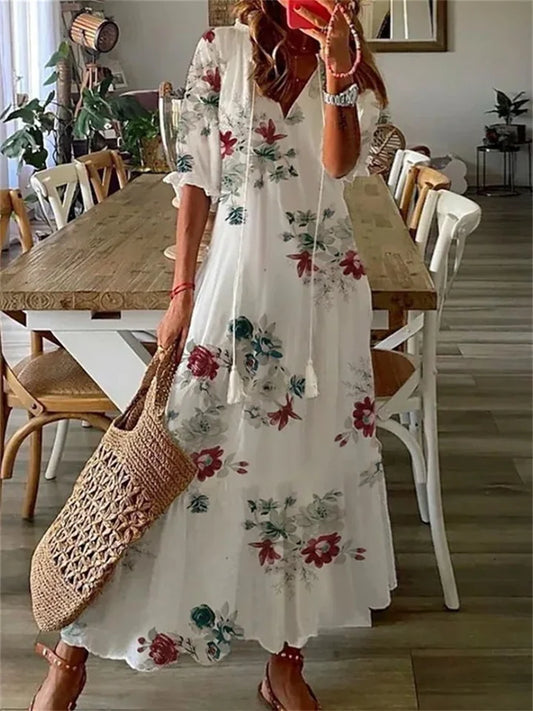 Clotilde – Leichtes Sommer-Maxikleid für Damen