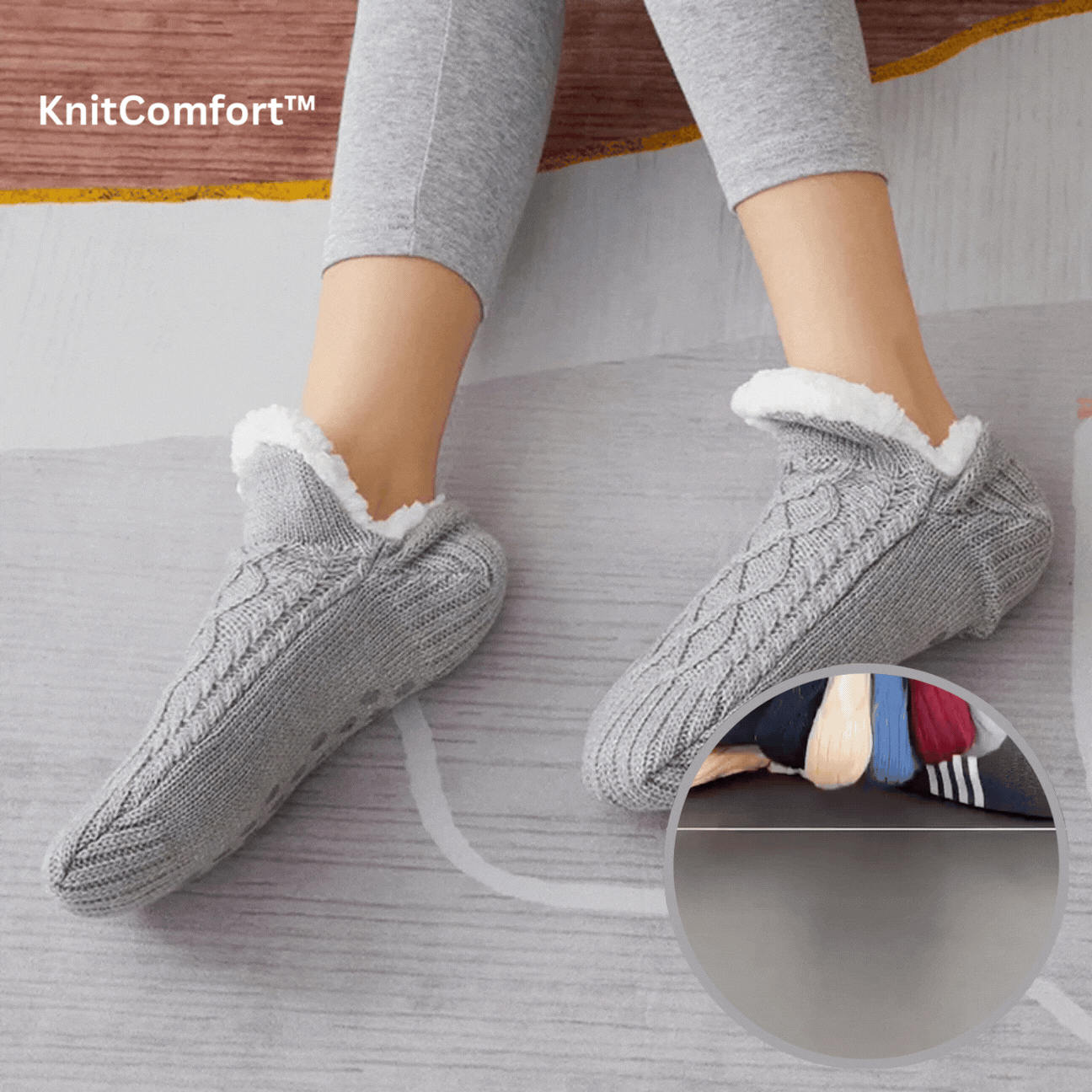 KnitComfort – Breathable Knitted Socks for All-Day Warmth