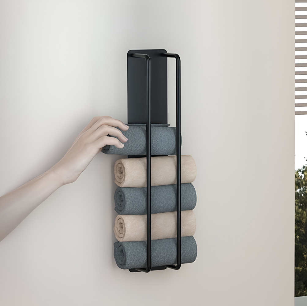 AeroDry – Maximieren Sie den Badezimmerplatz mit schnell trocknendem Handtuchhalter