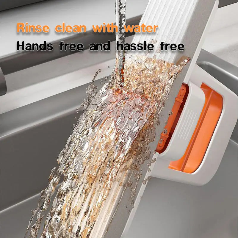 PureGrip – Kompakter Mini-Mopp Mit Push-Pull-Auswringsystem und Superabsorbierendem PVA-Schwamm