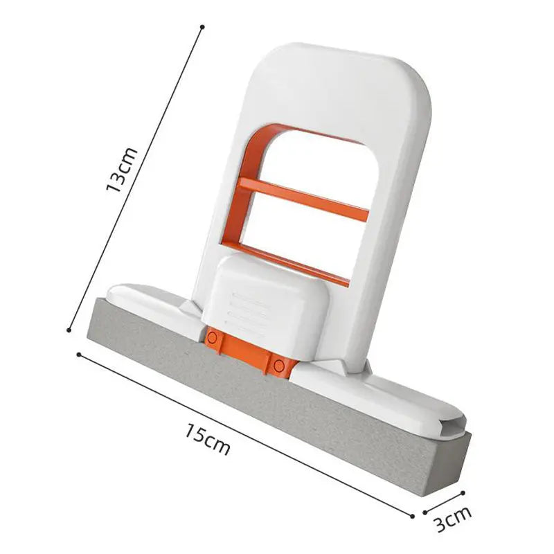 PureGrip – Kompakter Mini-Mopp Mit Push-Pull-Auswringsystem und Superabsorbierendem PVA-Schwamm