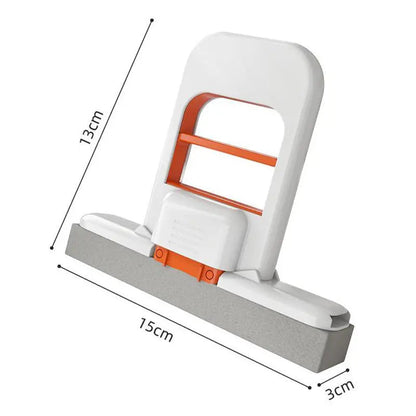 PureGrip – Kompakter Mini-Mopp Mit Push-Pull-Auswringsystem und Superabsorbierendem PVA-Schwamm