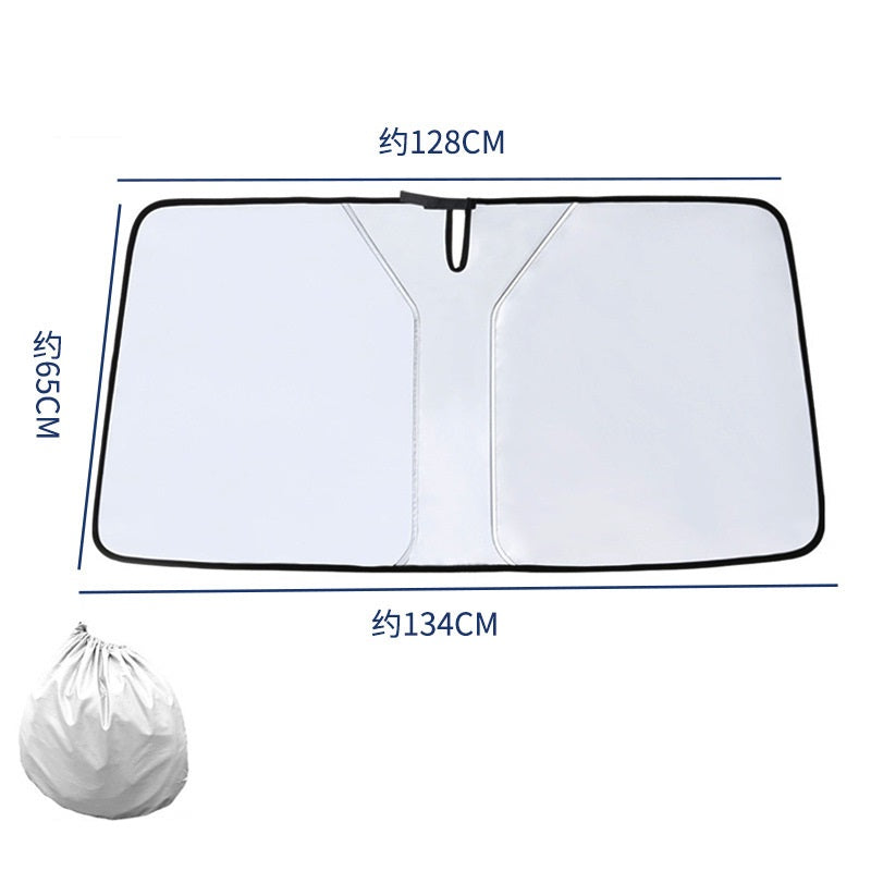SunShield Pro – Mittlerer Sonnenschutz für die Windschutzscheibe im Autoinnenraum