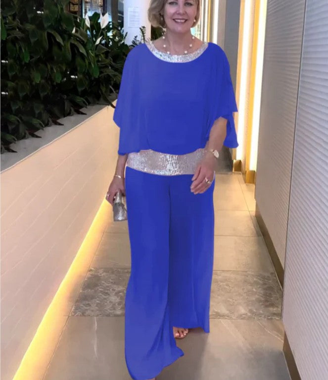 Manuela – Pailletten-Zweiteiler für ein elegantes Party-Outfit