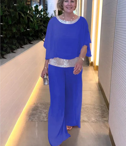Manuela – Pailletten-Zweiteiler für ein elegantes Party-Outfit