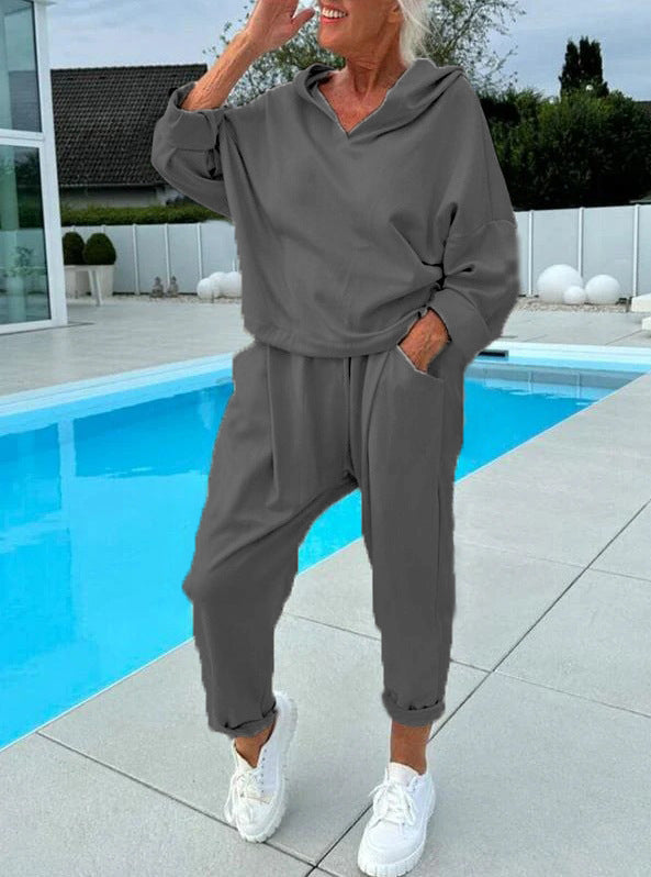 Miriam – Kapuzenpullover und Hosen-Set mit bequemer Passform