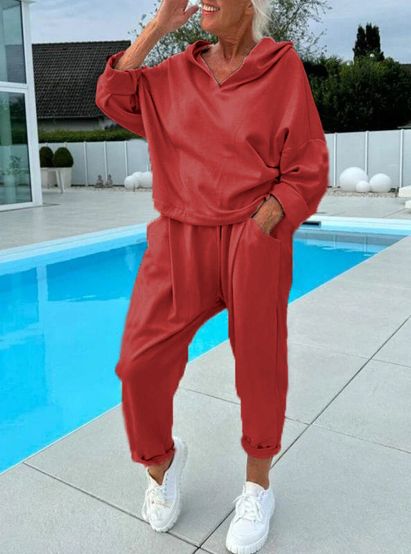 Miriam – Kapuzenpullover und Hosen-Set mit bequemer Passform