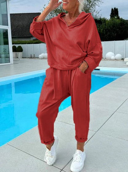 Miriam – Kapuzenpullover und Hosen-Set mit bequemer Passform