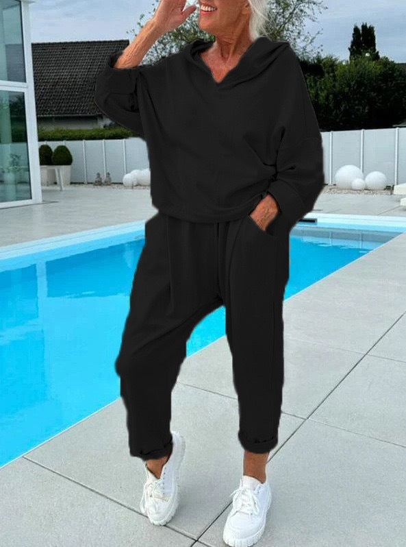 Miriam – Kapuzenpullover und Hosen-Set mit bequemer Passform