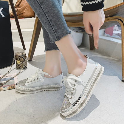 DiamondDune – Damen Plateauschuhe mit gepolsterter Innensohle und stylischem Design