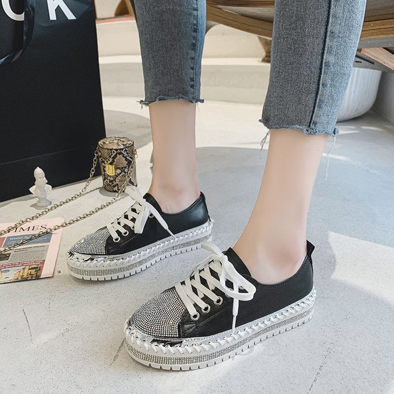 DiamondDune – Damen Plateauschuhe mit gepolsterter Innensohle und stylischem Design