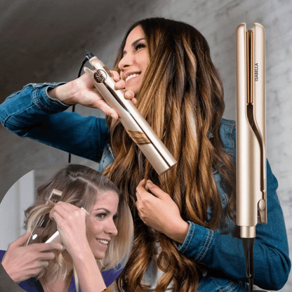 PerfectStyling – 2 in 1 Professioneller Haarglätter für Glätten und Locken