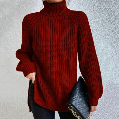 Romina – Bequemer Rollkragenpullover für mühelosen Stil und Komfort