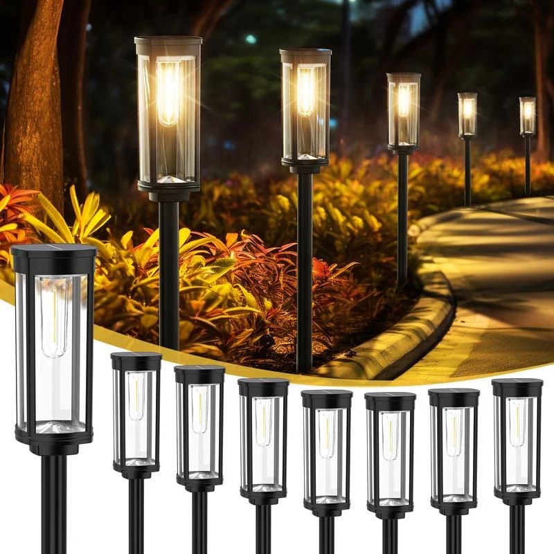 LumiAura – Retro-Solar-Gartenleuchten für automatische Außenbeleuchtung