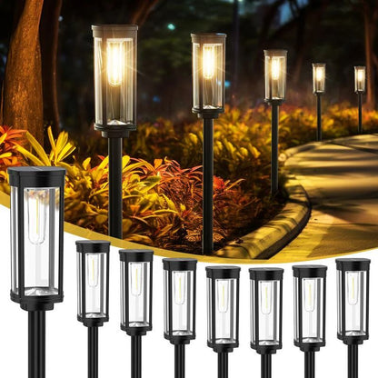 LumiAura – Retro-Solar-Gartenleuchten für automatische Außenbeleuchtung