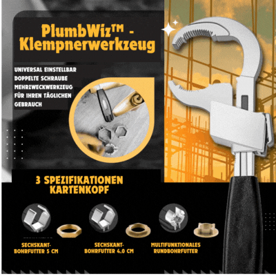 WrenchEase – Einfach zu verwendendes Klempnerwerkzeug für Rohrreparaturen