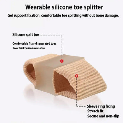 ToeZen – Elastische Zehenspreizer zur Schmerzlinderung und natürlichen Ausrichtung