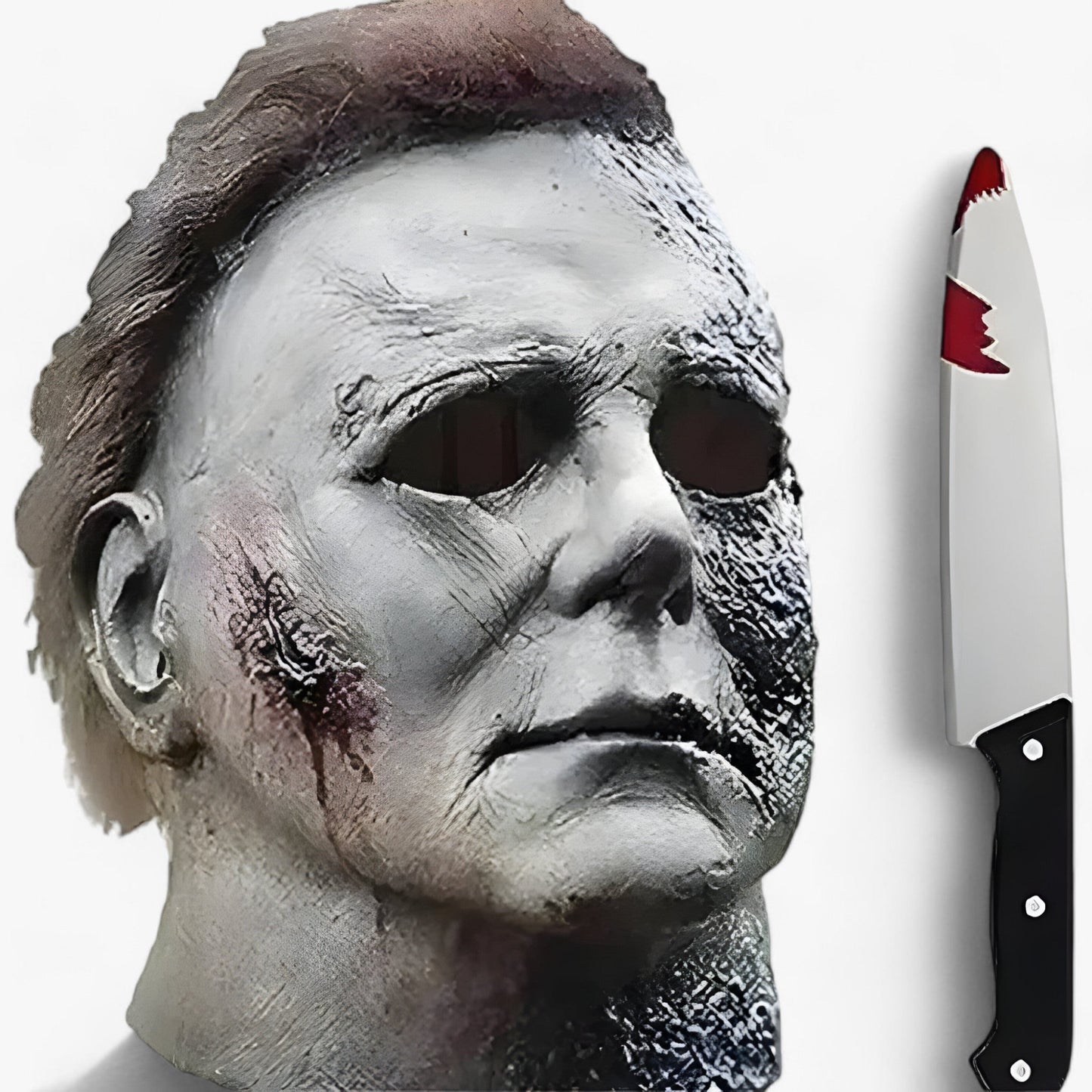FearPro – Gruselige Halloween-Latexmaske mit Narben und Brandwunden