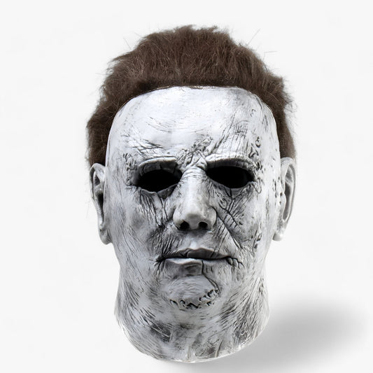 FearPro – Gruselige Halloween-Latexmaske mit Narben und Brandwunden
