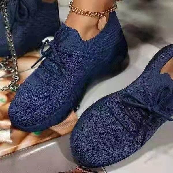 AirFlex – Mesh Atmungsaktive Schnür-Sneakers für Frauen