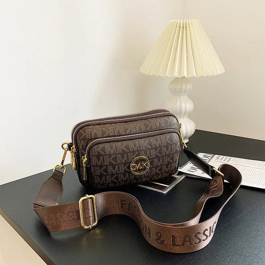 Magnolia – Elegante Leder-Schultertasche mit verstellbarem Träger