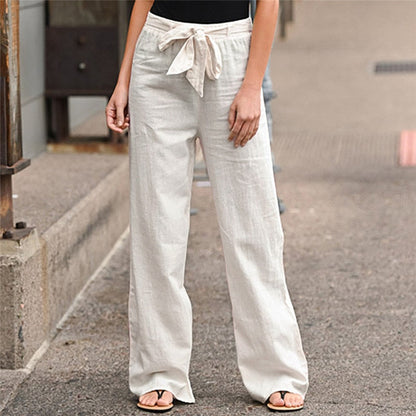 Sophia – Leinen Baumwoll Hose für Komfort und Stil
