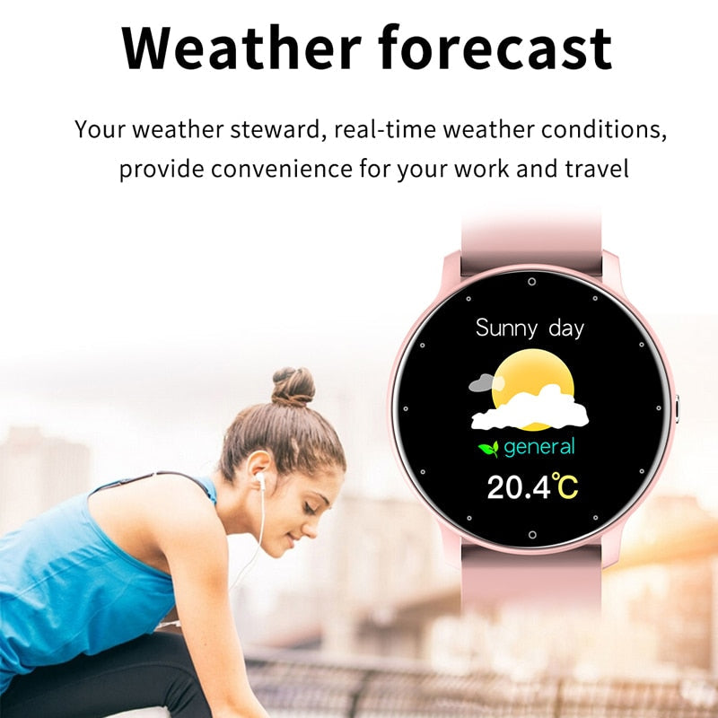 GIZE – Stylische Smartwatch mit Fitness-Tracking, Benachrichtigungen und ganztägigem Komfort