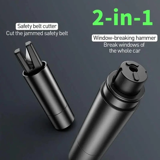 SafeKey™ - 4-in-1-Sicherheitswerkzeug mit Windschutzscheibenbrecher und Sicherheitsgurtschneider
