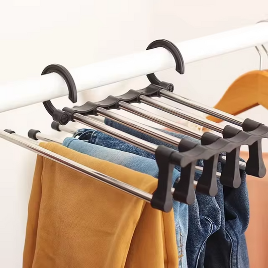 HangSmart – Platzsparender Hosenbügel mit 5 Ebenen