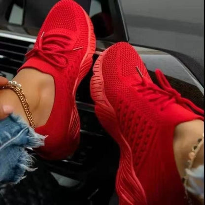 AirFlex – Mesh Atmungsaktive Schnür-Sneakers für Frauen