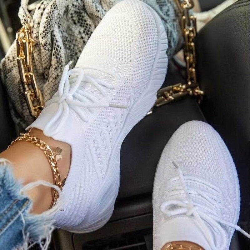 AirFlex – Mesh Atmungsaktive Schnür-Sneakers für Frauen