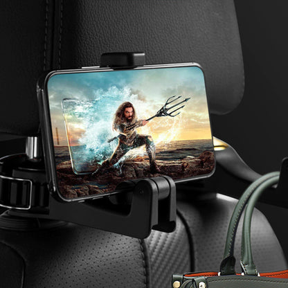 Hooky – 360° drehbarer Auto-Kopfstützen-Organizer für Lebensmittel und Taschen