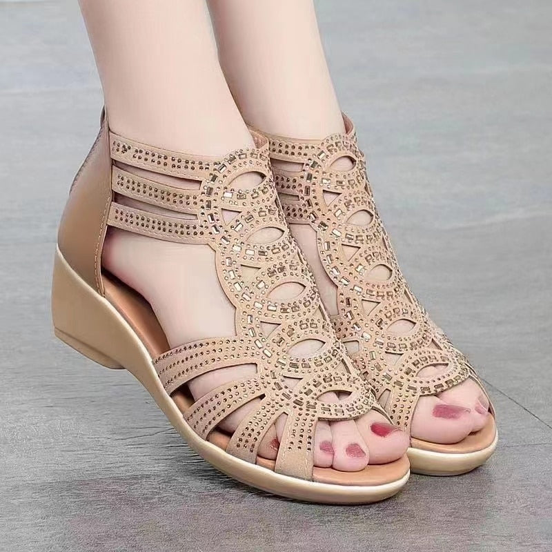 Stridez – Gladiator-Sandalen für Damen mit atmungsaktivem Design und rutschfestem Komfort