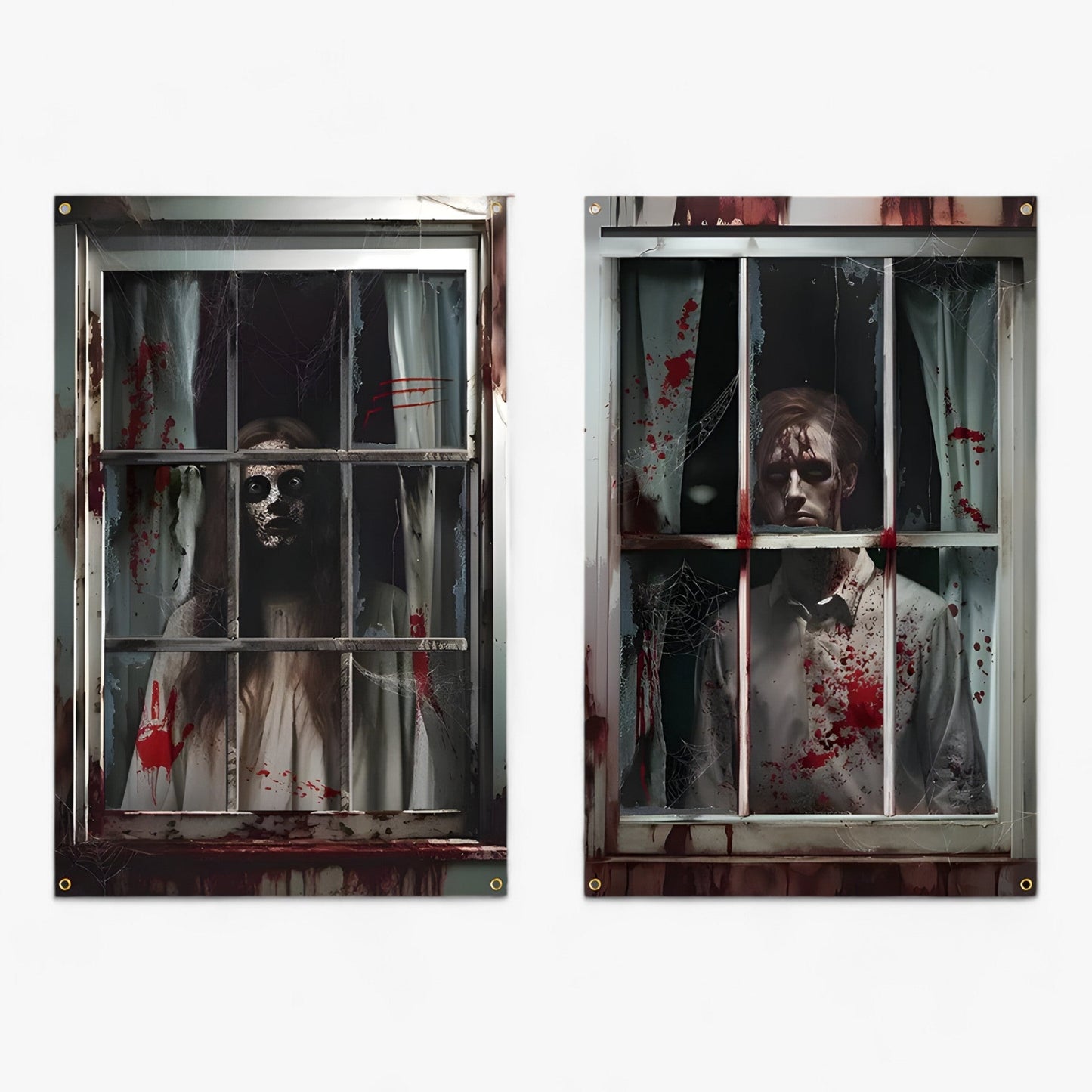 ShadePro – Halloween-Silhouette-Vorhänge für verdunkelte Fenster