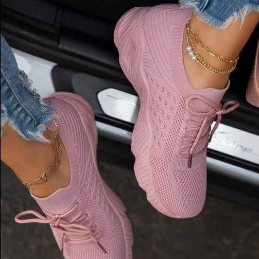 AirFlex – Mesh Atmungsaktive Schnür-Sneakers für Frauen