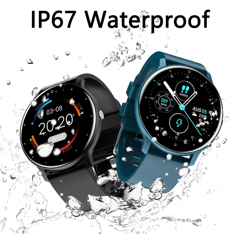 GIZE – Stylische Smartwatch mit Fitness-Tracking, Benachrichtigungen und ganztägigem Komfort