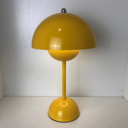 Curaçao – Wiederaufladbare Retro-Tischlampe mit farbenfrohem, minimalistischem Design