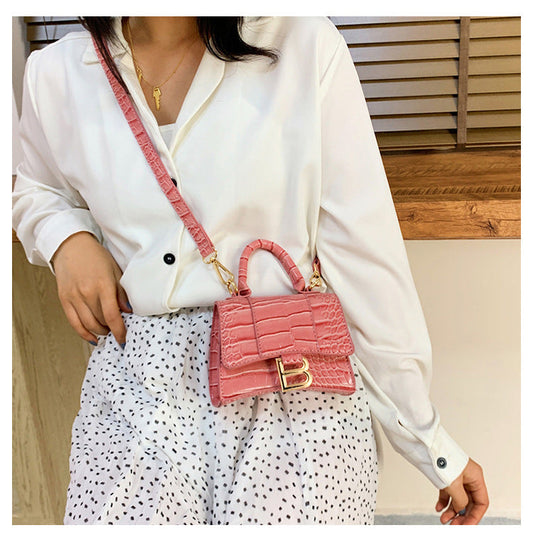 StyleNest – Umhängetasche in Kroko-Optik mit Handytasche