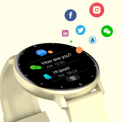 GIZE – Stylische Smartwatch mit Fitness-Tracking, Benachrichtigungen und ganztägigem Komfort