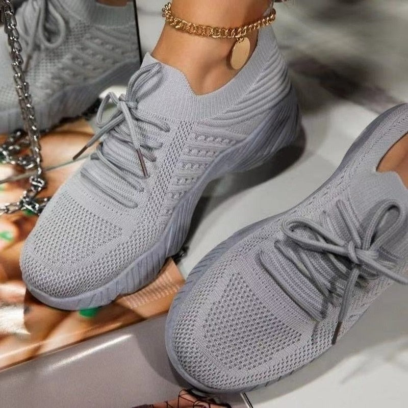 AirFlex – Mesh Atmungsaktive Schnür-Sneakers für Frauen