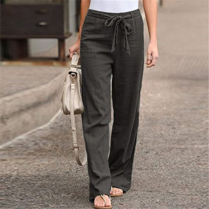Sophia – Leinen Baumwoll Hose für Komfort und Stil