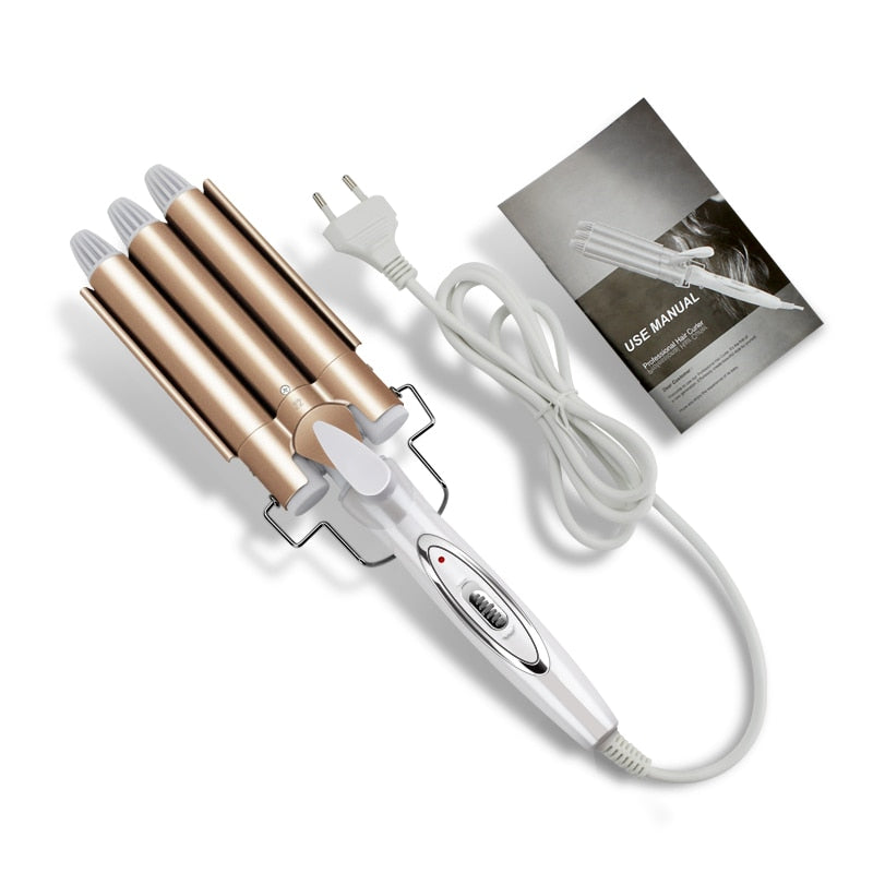 BeachWaver – Haarweller mit drei Zylindern für perfekte, mühelose Locken